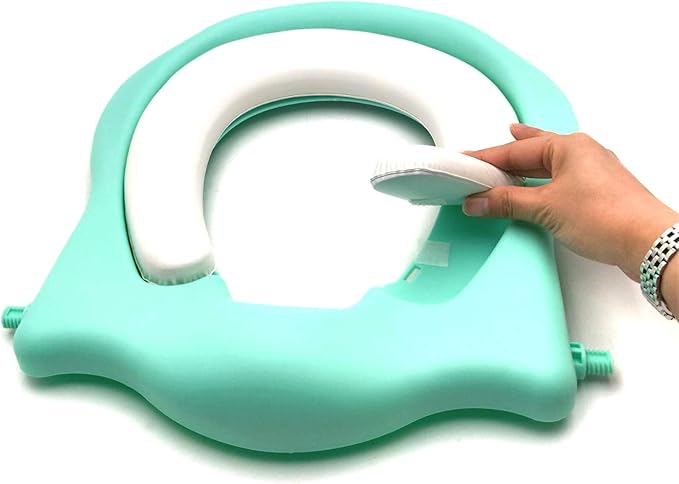 Giffgaff Potty Training Toilet Ladder Seat With Upgraded Cushion Step Stool Ladder Toilet Trainer for Baby Toddler Kids Children In Blue
