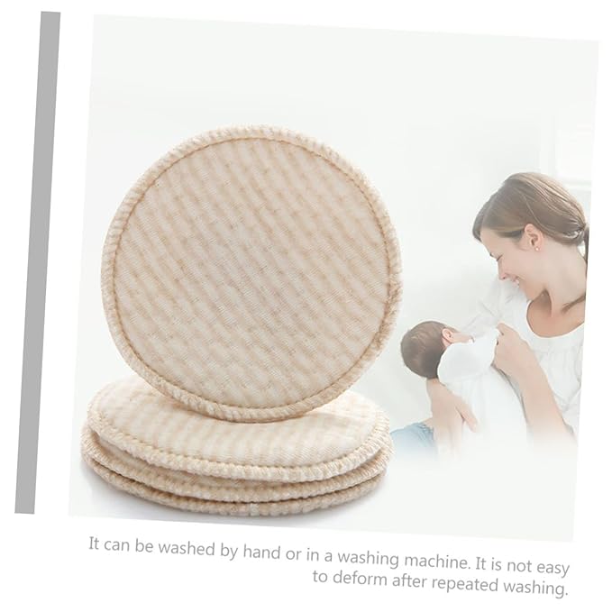 SHOWERORO Breastfeeding Nursing Pads 12pcs Reusable Breast Pads Washable Cotton for Women