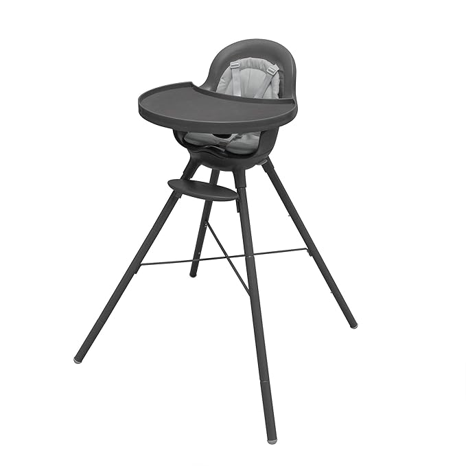 Boon Grub High Chair Tray - Extra Tray for Use with Boon Grub High Chair - Dishwasher Safe Baby Chair Tray For Extra Room for Baby - Baby Feeding Essentials - Charcoal