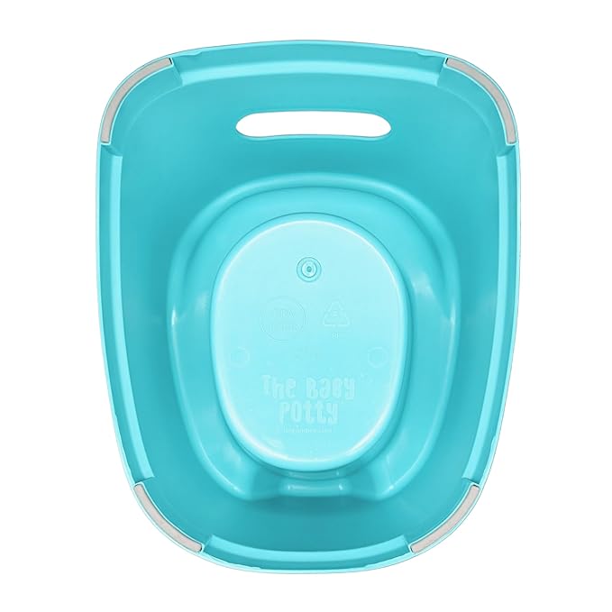 The Baby Potty - Mini Potty | Early Potty Training | Elimination Communication | Portable & Lightweight | Promote Independence | Child Training Toilet (Turquoise)