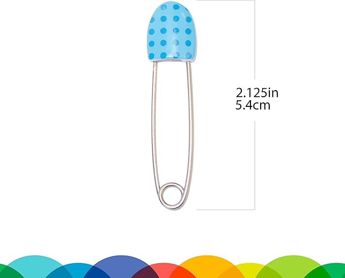 Sassy Sassy Decorative Diaper Pins 6 Count (Pack of 2)