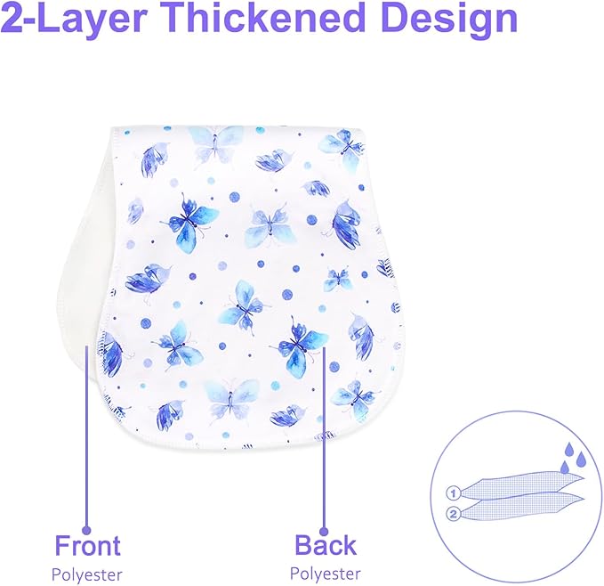 10-Pack Burp Cloths for Baby Boys and Girls - Organic Baby Burp Cloth,Baby Washcloths, Burp Rags, Large Neutral Burp Clothes for Newborn