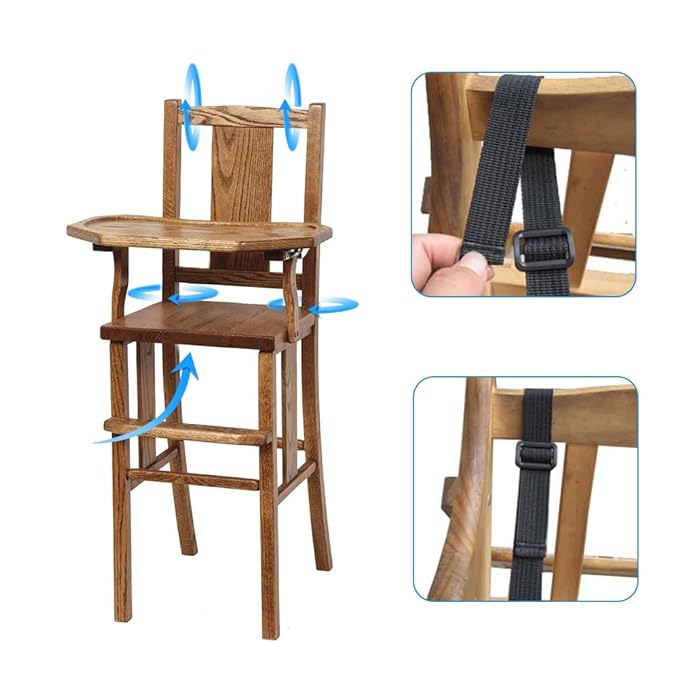 Stroller Seat Harness, Universal Baby Car Seat Belts 5 Point Travel Baby Pushchair Strap for Kids Wagon Car Children Infant Toddler Rotating Protection(New A)