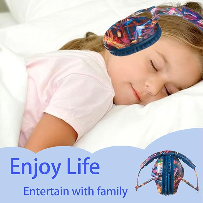 Kids Hearing Protection,25dB NRR Noise Reduction,Sound Proof for Kids,Toddler,Safety Earmuffs for Concert,Airplane,Autism,Monster Jam,Travel,School- Blue BlackFireW