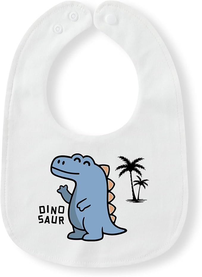 Cute Unisex-Baby Bib, Cotton Adjustable Waterproof Drooler, Birthday Gifts for Girls Boys 0-24 Months