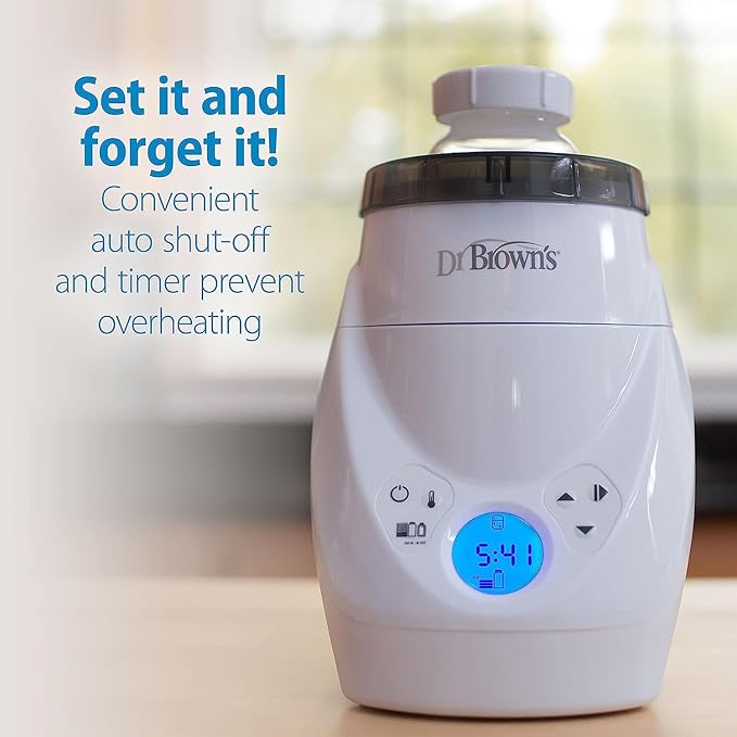 Dr. Brown’s Natural Flow MilkSPA Breastmilk and Bottle Warmer with Dr. Brown's Deluxe Electric Baby Bottle and Pacifier Sterilizer