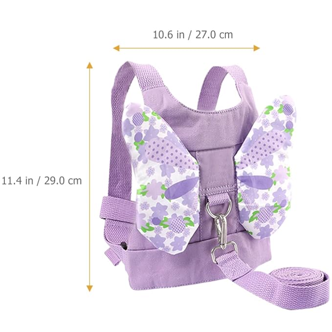 1 Set Toddler Leash Lost Wrist Link Butterfly Safety Kids Lost Wristband Child Walking Toddler Wrist Leash Outdoor Travel Shopping