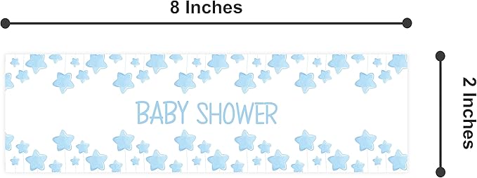 Pack of 32 Pcs, Baby Elephant Theme, Waterproof Self Adhesive Water Bottle Labels For Baby Shower, Boy/Girl, Baby Shower Party Collection