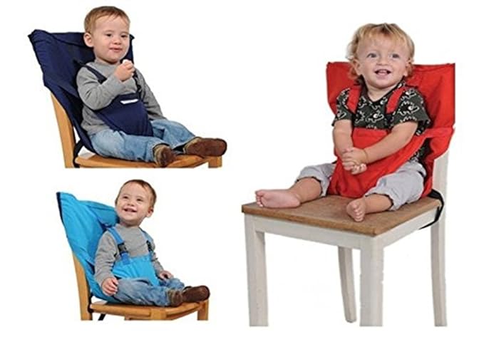 Monvecle Baby Portable Travel Chair Booster Safety Seat Cover Infant Harness Washable Sack Orange