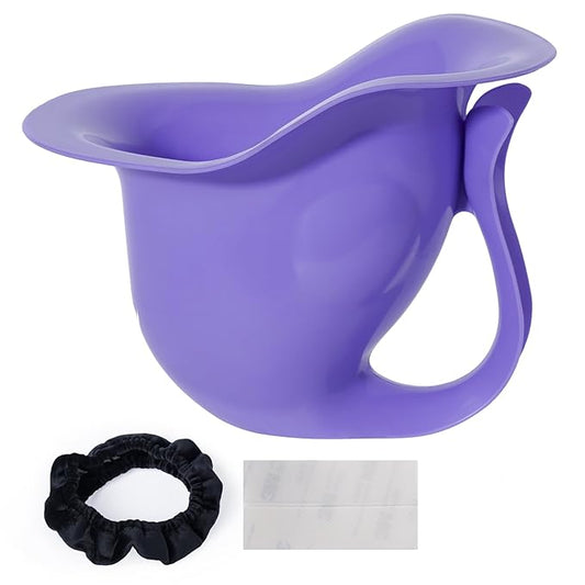 Newborn Baby Potty- the Diaper-Free Solution for Indoor & Outdoor Elimination Communication; Cute Fish Design (Purple)