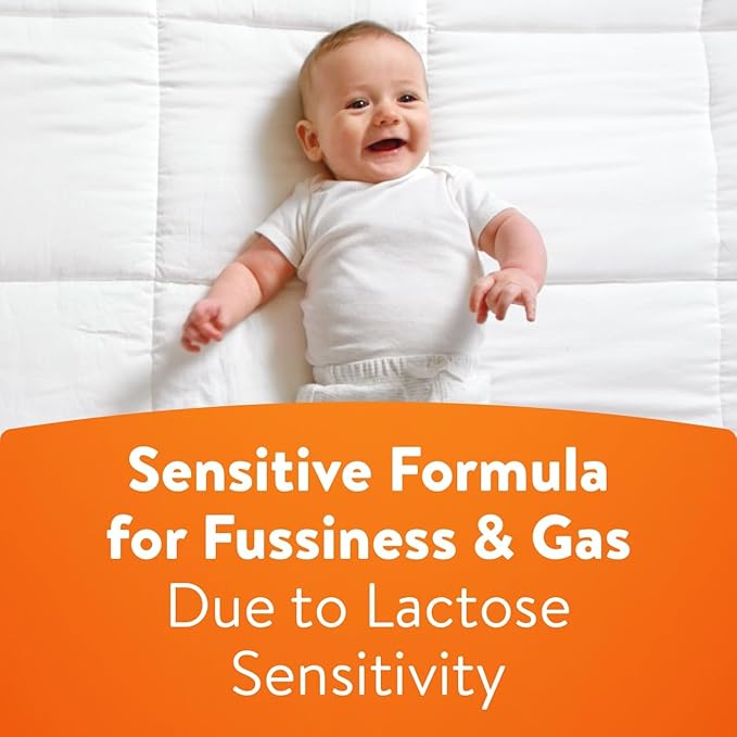 Similac 360 Total Care Sensitive Infant Formula for Fussiness & Gas Due to Lactose Sensitivity, Has 5 HMO Prebiotics, Baby Formula Powder, 20.1-oz Tub