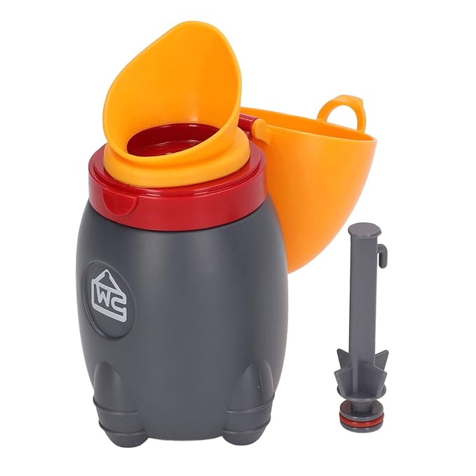 VBESTLIFE Portable Baby Urinal Leak Proof Travel Potty for Boys Emergency Car Toilet with Triple Seal Design for Toddler Potty Training (Orange)