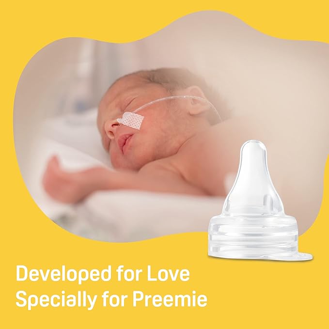 Pigeon Preemie Silicone Nipple(WS-1), 1 Count, Please Use It Under The Guidance of a Pediatrician