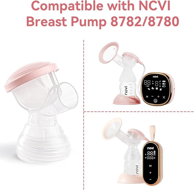 NCVI Replacement Connector Compatible with 8782, Breast Pump Accessories, BPA Free, 1 PC