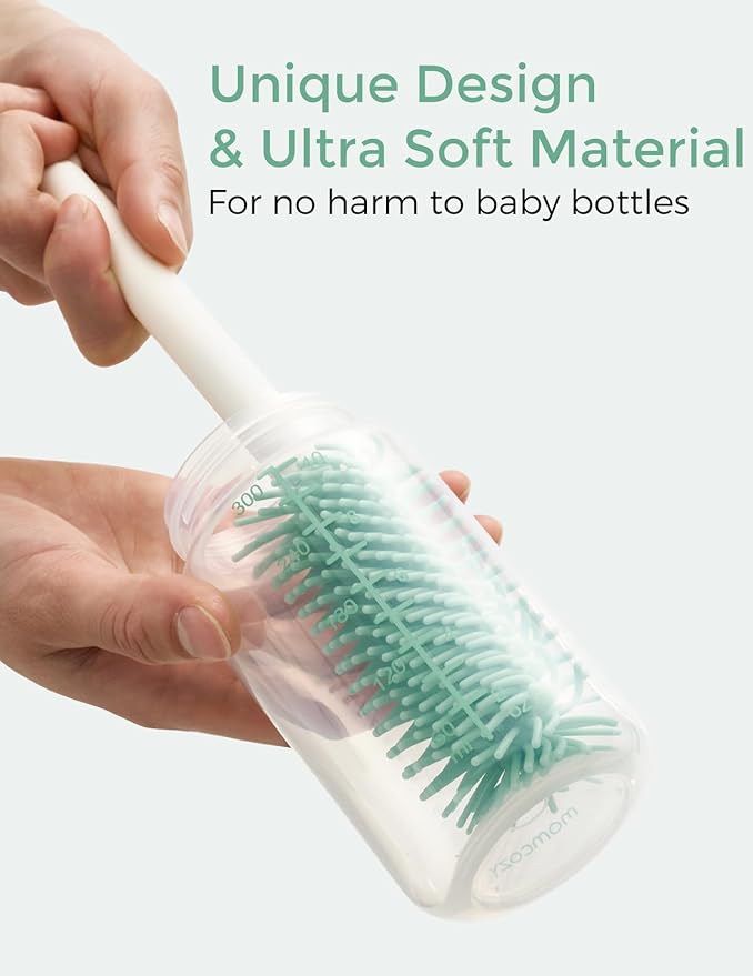 Momcozy Natural Baby Bottle & Momcozy Bottle Brush Set