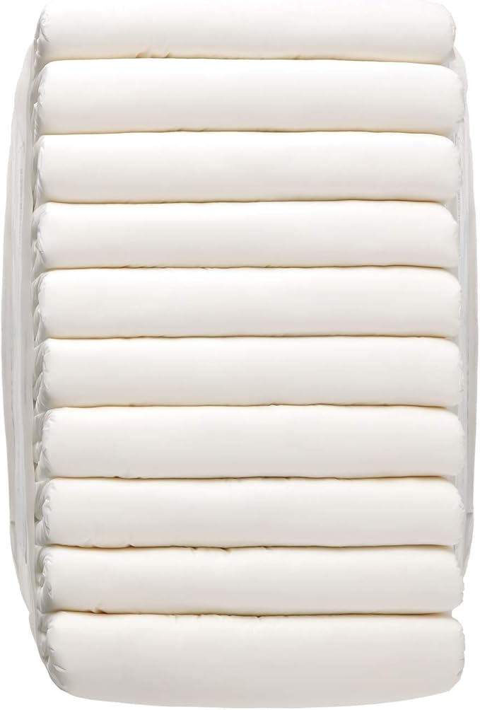 Littleforbig Adult Diaper 80 Pieces (8 Packs) - ABDry New White Diapers(M)