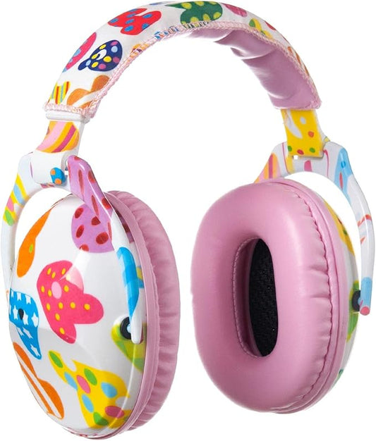 Kids Hearing Protection,25dB NRR Noise Reduction,Sound Proof for Kids,Toddler,Safety Earmuffs for Concert,Airplane,Autism,Monster Jam,Travel,School- Pink Letter