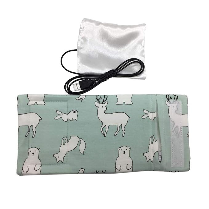 Portable USB Milk Water Warmer Insulated Bag Freshness Preserved Baby Nursing Bottle Heater for Car Travel Stroller Crossbody Bag for Women Passport Wallet Travel Wallet Neck Wallet Passport Holders
