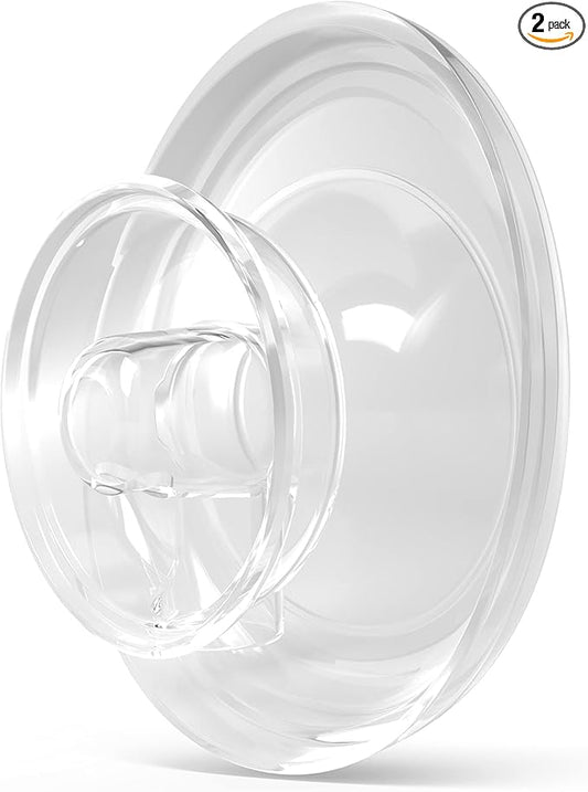 Elvie Stride Breast Pump Breast Shield - 21mm - Nipple Flange for Pumping Breast Milk - Accessories & Breastfeeding Essentials for Electric Pumps - BPA Free, Dishwasher Safe - 2 Pack
