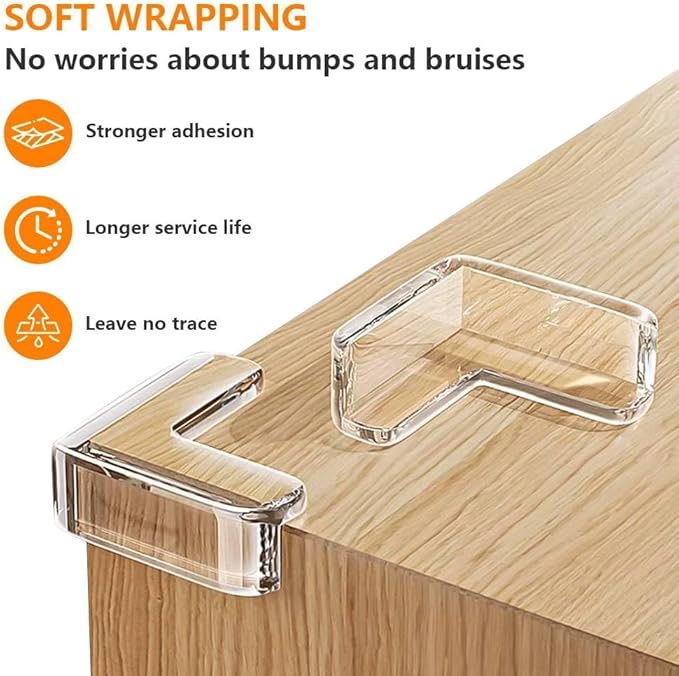 10 Pack Corner Protector Baby, Clear Corner Protectors are Suitable for The Edges of Furniture and Tables,Table Corner Covers Baby Safety