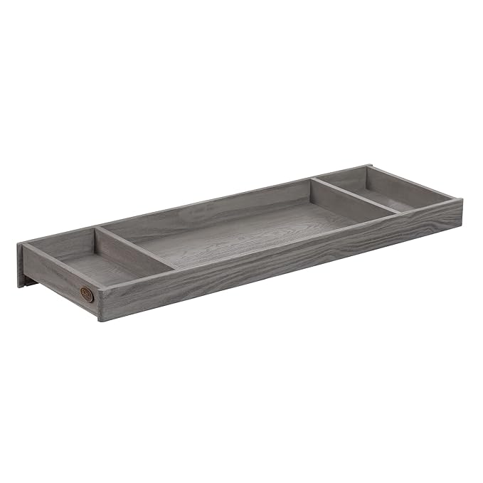 Soho Baby Chandler Premium Changing Topper for 6-Drawer Dresser, Graphite Gray