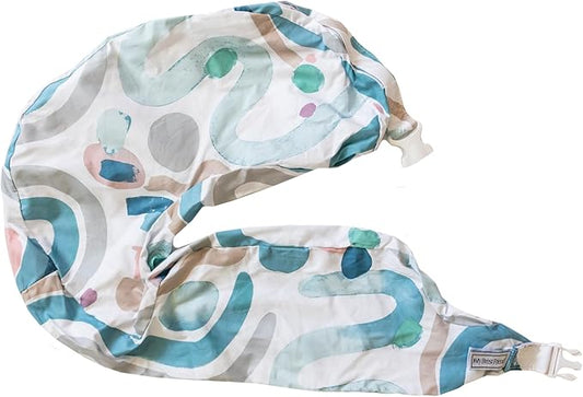 My Brest Friend Super Deluxe Nursing Pillow Cover - Slipcovers for Baby - Breathable Cotton, Adjustable Fit, Easy Care, Durable - Original Nursing Pillow Not Included, Modern Art