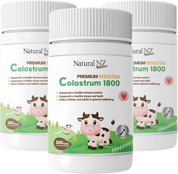 Premium Booster Colostrum 1800 200 Tablets (3)