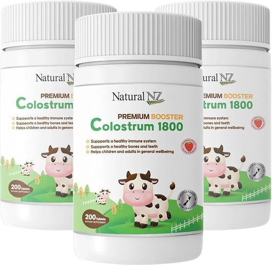 Premium Booster Colostrum 1800 200 Tablets (3)