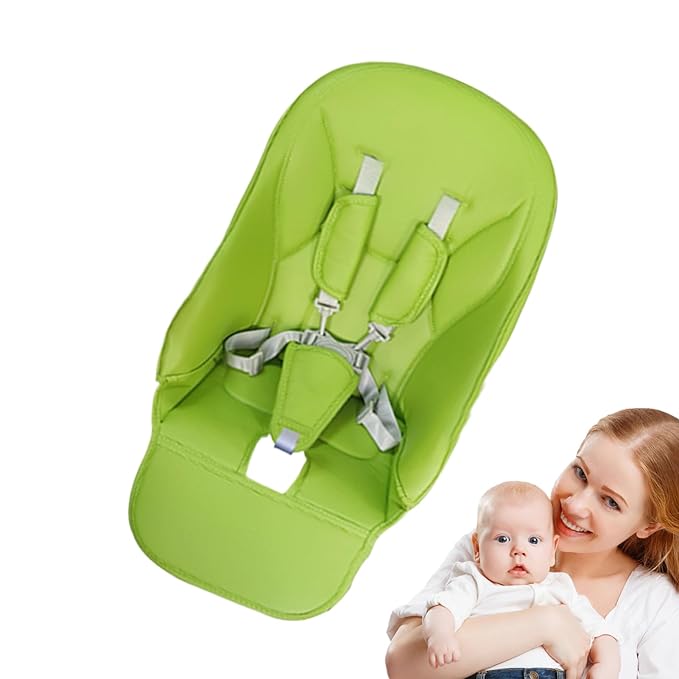 High Chair Cushion Replacement, PU Leather Baby High Chair Cover, Non-Slip Baby Dining Chair Cover Seat Padded Cushion for Pegs Pere_go, Siesta Zero3
