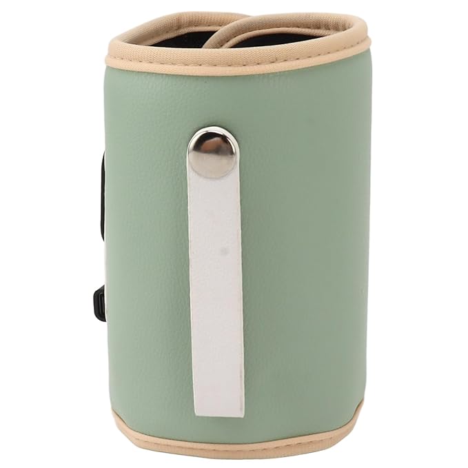 USB Bottle Warmer, Portable 5 Speed Adjustable Bottle Warmer for Breast Milk (Green)