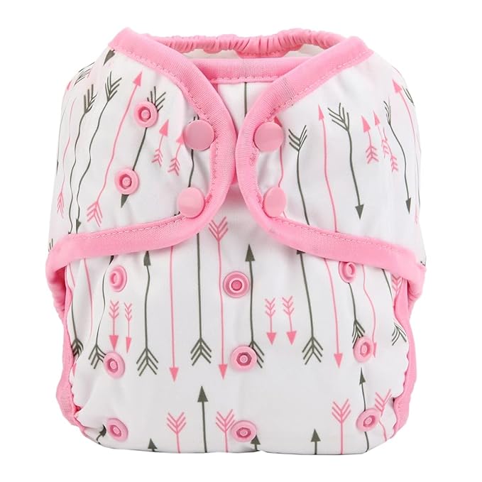 3 Baby Diaper Covers Nappies One Size 8lbs to 36lbs (Elephant Tree Arrow)