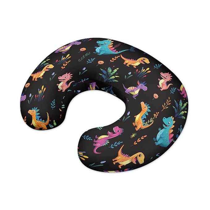 Floral Dinosaur Baby Mom Nursing Pillow Cover Breastfeeding Pillow Cover Print Cute and Safety 1 Pack and 2 Pack Girls Boys Essentials