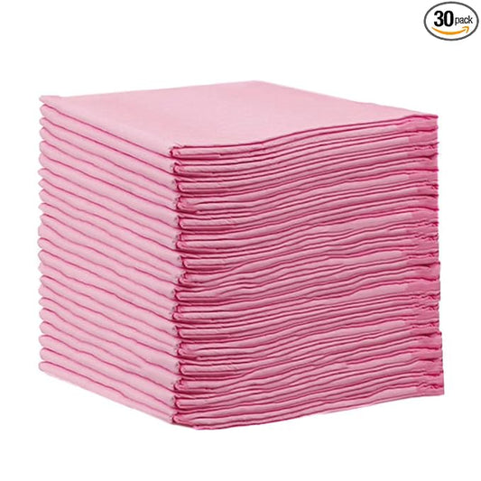 Baby Large Disposable Changing Pads, 30pack Incontinence Bed Pad, Leak-Proof Breathable Waterproof Sheet and Mattress Protector