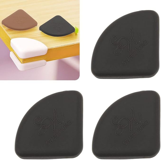RiToEasysports Corner Furniture Guard, 30pcs Edge Security Silicone Soft Bumper Safe Slim Furniture Edge Bumper for Children Infant