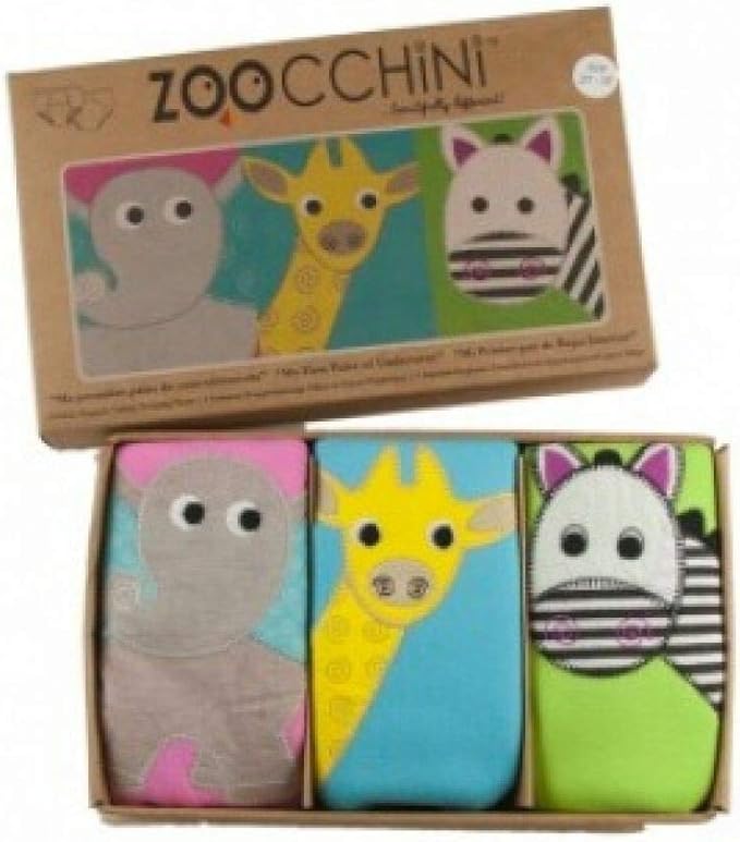 ZOOCCHINI Girls' Organic Cotton Potty Training Underwear