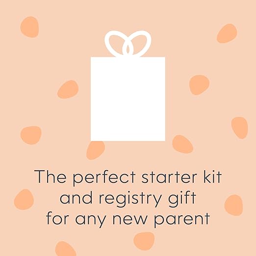 Diaper Genie Signature Gift Set | Includes Easy Roll Refill with 48 Bags | Holds Up to 2256 Newborn Diapers, Plastic