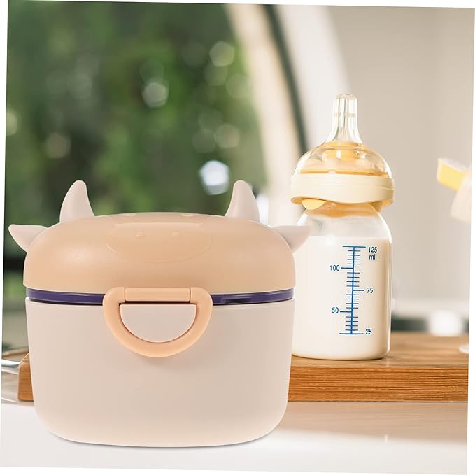 Toddmomy Milk Powder Case Scoop Rice Noodle Storage Tank Snack Storage Container Leak-proof for Travel and Everyday Use