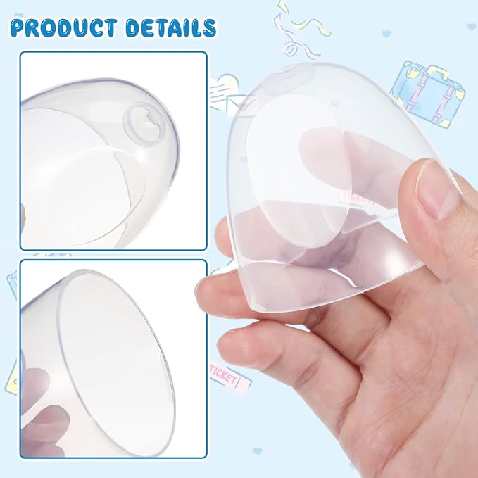 PRETYZOOM Baby Bottle Caps Replacement Wide Neck Milk Bottle Lids Plastic Leak-Proof Feeding Caps for Home Travel Use Compatible with Pigeon