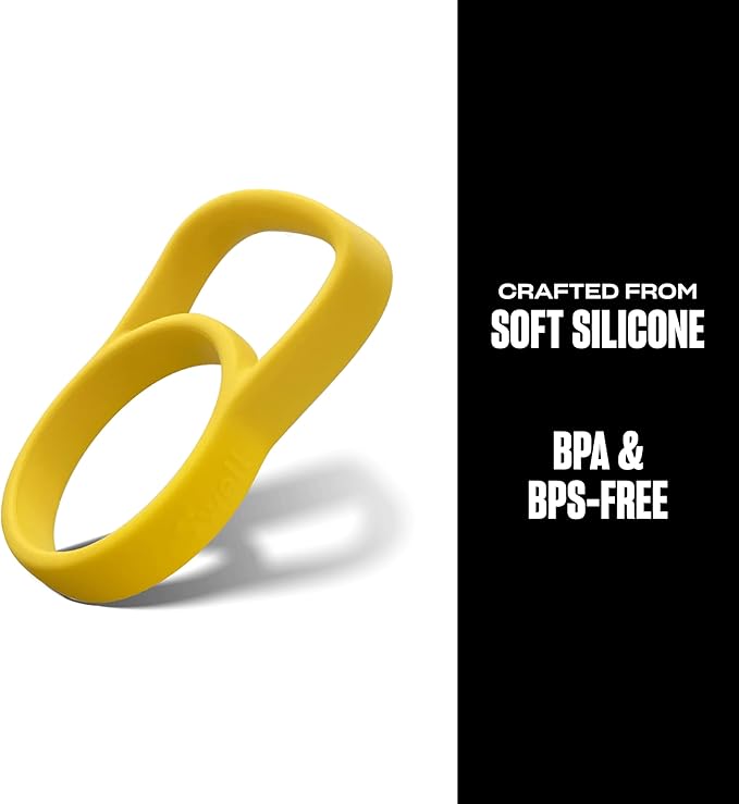 S'well Traveler Handle, Fits All Traveler Sizes, Yellow, Comfortable Carrying On The Go, Flexible Silicone Grip, BPA Free
