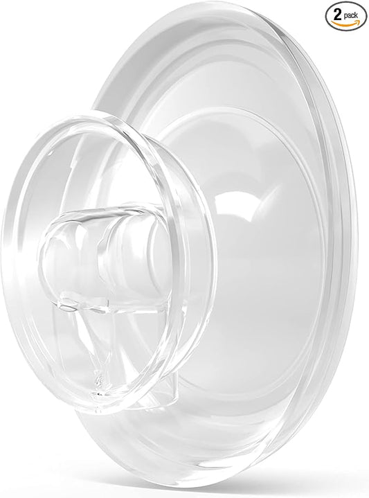 Elvie Stride Breast Pump Breast Shield - 28mm - Nipple Flange for Pumping Breast Milk - Accessories & Breastfeeding Essentials for Electric Pumps - BPA Free, Dishwasher Safe - 2 Pack