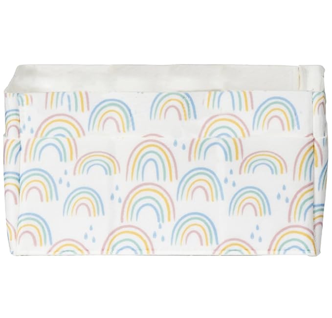 Sammy & Lou Painted Rainbow Felt Baby Wipes Caddy