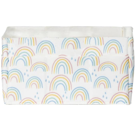 Sammy & Lou Painted Rainbow Felt Baby Wipes Caddy