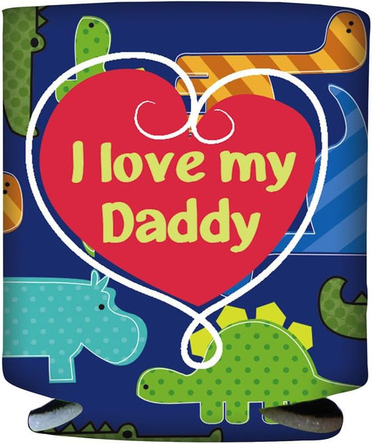 Blossoms & Buds 7BKZIE009 Love My Daddy Dinosaur Baby Bottle Sleeve