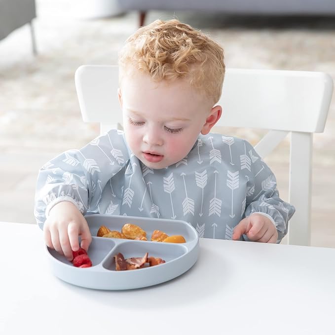 Bumkins Sleeved Bib for Girl or Boy, Baby and Toddler for 6-24 Mos