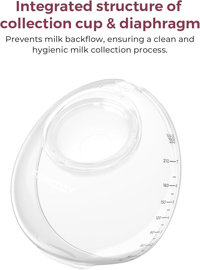 Momcozy Milk Collector Only for Momcozy V1 Pro/V2 Pro. Original V1 Pro/V2 Pro Breast Pump Replacement Accessories, 1 Pack