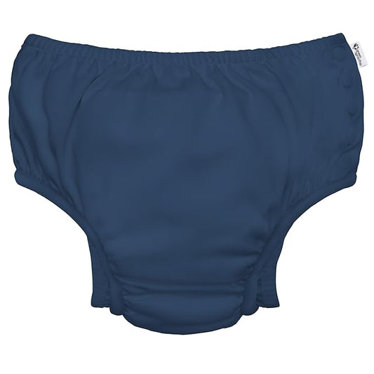 green sprouts Reusable Snap Swim Diaper Navy Solid-18 Months