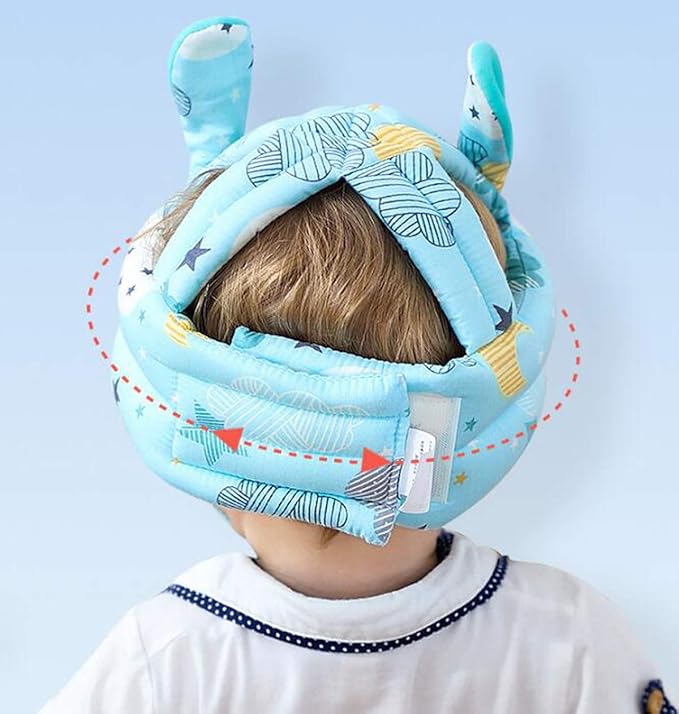 Infant Baby Head Helmet Safety Helmet Head Cushion Bumper Bonnet Protection Hat for Toddler Kids Children Walking Running Crawling