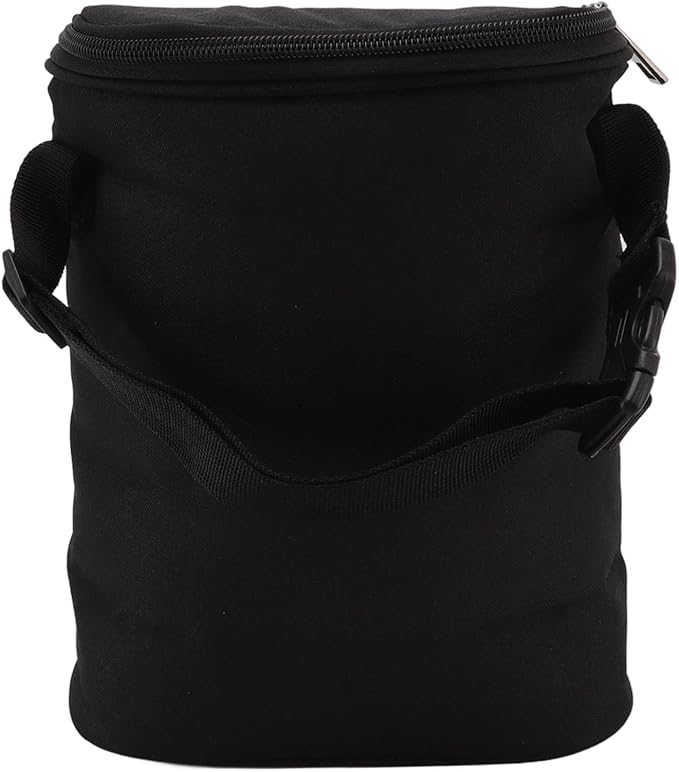 Asixxsix Insulated Baby Bottle Bag, Baby Bottle Holder Extra Storage, and, Easy to Carry, Travel Accessory, Keeps Bottles Warm or Cooler (Black)