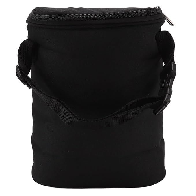 Keenso Baby Bottle Bag, Insulated Tote Pouch for Outdoor (Black)