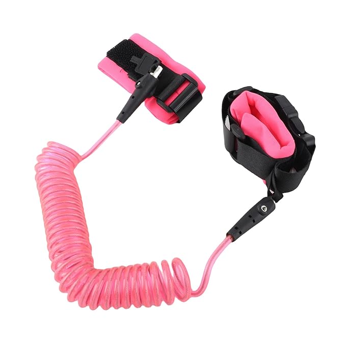 Triple Protection Excellent Walking Safety Leash, Breathable Wrist Leash, Safe for Outdoor(Pink)